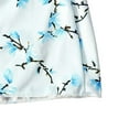 thumbnail image 5 of Gelikeya Kids Girls Abaya Long Sleeve Hijab Chiffon Dress Dubai Kaftan with Pockets Arabic Prayer Dress Z02 Blue, 5-6 Years, 5 of 8