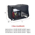 thumbnail image 3 of All-Weather 210D Oxford Cloth Generator Cover - 66x51x51cm, Waterproof, Dustproof, Weatherproof with Breathable Fabric & Velcro Side Closure for Easy Installation/Removal, Durable, Tear-Resistant,, 3 of 4