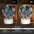thumbnail image 3 of Honeii Starry Sky Planet Lollipop Print Acrylic LED Night Lamp,Round Touch-Control Night Light with 3 Lighting Modes,for Bedrooms, Living Rooms, and Gifting, 3 of 5
