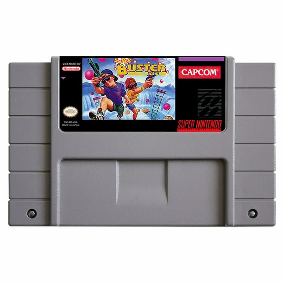 SNES Games Cartridge Super Buster Bros.