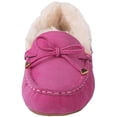thumbnail image 4 of GLOBALWIN Women's Moccasins Shoes Winter Indoor Outdoor Faux Fur Lined Slippers Hot Pink 10M, 4 of 7