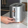 thumbnail image 7 of Café Express Finish 2-Slice Toaster | Extra-Wide Slots, Extra Lift for Waffles, Pastries, Texas Toast & More | 4 Pre-Set Functions, 8 Shade Options | Countertop Kitchen Essentials | Stainless Steel, 7 of 7