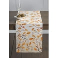 thumbnail image 3 of Maison d' Hermine Oak Leaves 100% Cotton Table Runner for Party Dinner Holidays Kitchen Home [Single Layer (14.5 Inch by 108 Inch)], 3 of 3