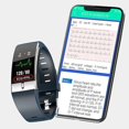 thumbnail image 2 of ECG Smart Watch (Red), IP68 Waterproof Fitness Tracker, with EKG PPG SPO2 Temperature Measurement Heart Rate, Blood Pressure, Sleep Monitor, Calorie Counter, Fitness Activity Tracker, 2 of 5