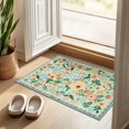 thumbnail image 1 of GUHNNHUIJ Living Room 6x9 Area Rugs Machine Washable Ultra-Thin Soft Non Slip Carpet Rug Vintage Boho Flower Stain Resistant Large Rug for Bedroom Dining Room Indoor Nursery Guest Room Ho, 1 of 9