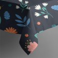 thumbnail image 4 of Pioneer Flower Floral Print Pattern Rectangle Tablecloth 60"x120", Waterproof Polyester Table Cloth, Wipeable Spillproof for Dining Camping Indoor Outdoor, 4 of 6