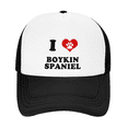 thumbnail image 2 of I Heart Boykin Spaniel Dog Love Pets Funny Trucker Hat Baseball Cap Unisex, 2 of 5