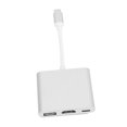 thumbnail image 1 of Adaptador multipuerto USB C ANGGREK 3 en 1 portátil, 1 of 8