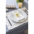 thumbnail image 2 of Contemporary Home Living Chambray Cotton Rectangular Tablecloth - 104" - Blue, 2 of 4