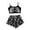 Black1, variant on Women's Lounge Sets Ghost Pumpkin Graphic Short Pajamas Set Halloween Loungewear Two-Piece Holiday Outfits