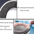 thumbnail image 4 of fundas para asiento de inodoro de baño con diseño de gato, suaves, gruesas y cálidas, lavables y con cremallera., 4 of 4