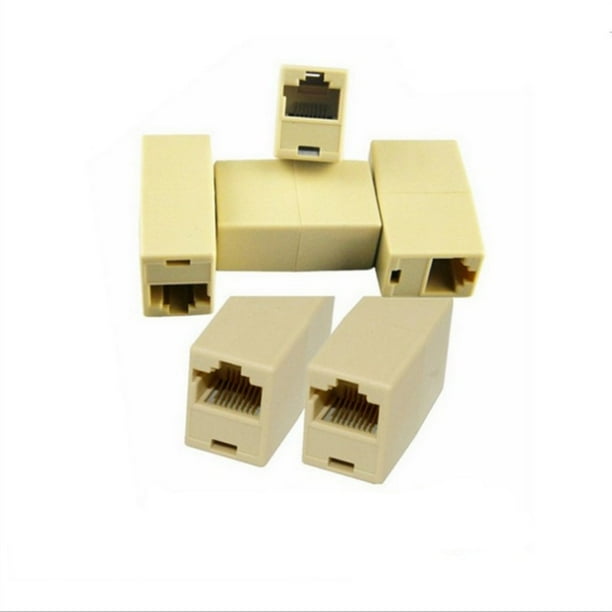 RJ45 Network Cable Connector Network Dual Straight Head Lan