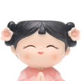 thumbnail image 6 of Colaxi Head Planter Girl Figurine Decorative Cute Plant Pot for Indoor Outdoor Yard pink, 6 of 7