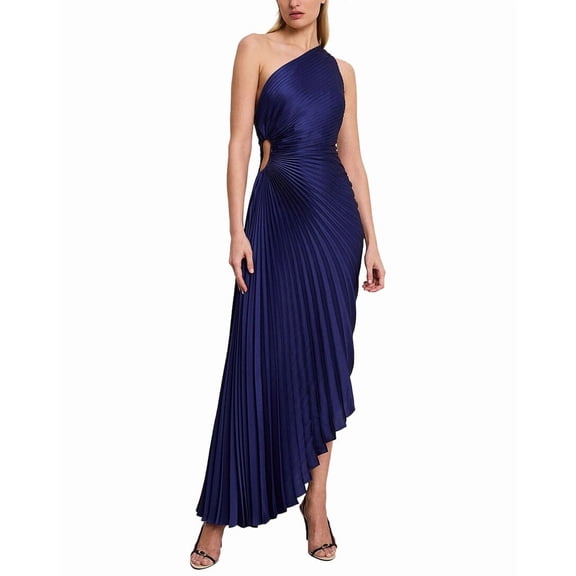 A.L.C. womens Delfina Dress, 8, Blue
