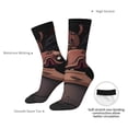 thumbnail image 5 of Lsque The Binding of Isaac Printed Men's Crew Socks, Soft Durable Breathable Moisture-Wicking with Odor Control Cotton socks, 5 of 7