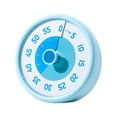 thumbnail image 4 of Temporizador visual de 60 minutos, temporizador de cocina, reloj mecánico de cuenta regresiva con timbre. azul, 4 of 9
