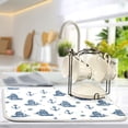 thumbnail image 5 of Ships and Anchors Dish Drying Mat 18x24 Absorbent Microfiber Draining Rack Pad for Kitchen Counter Sink, 5 of 8