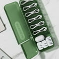 thumbnail image 6 of Charger Organizer Cord Organizer Box Data Cable Organizer Box Plastic Cord Management Bins with Lid Small Desk Electronic Accessories Organizer and Storage, 6 of 7