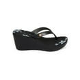 thumbnail image 2 of Nature Breeze CC81 Women Jelly Plastic Thong Platform Wedge Sandal, 2 of 5