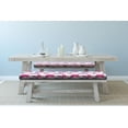 thumbnail image 2 of Spring Bench Pad, Butterfly on Blooming Romantic Flowers Pale Pink Background Hand Drawn Illustration, HR Foam Cushion with Decorative Fabric Cover, 45" x 15" x 2", Multicolor, by Ambesonne, 2 of 3