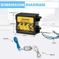 thumbnail image 4 of Kit de frenos de remolque BUNKER INDUST con cargador de 12 V, 4 of 7