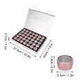 thumbnail image 4 of Stable And Durable Nail Jewelry Storage Box, Manicure Storage Box,  And Practical For Home Manicure Store Rose Gold + Silver, 4 of 8
