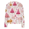 thumbnail image 4 of LOVZFMLL Cardigan pour Femmes Imprimé de Noël Cardigan Décontracté Veste à Boutons, 4 of 5