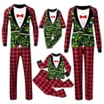 thumbnail image 4 of Pijamas de Navidad a juego para la familia, camisas y pantalones de 2 piezas, talla grande, hombres y mujeres, 4 of 4