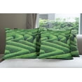 thumbnail image 6 of Ambesonne Garden Throw Pillow Cover 4 Pack, Green Plant Maze Park, 18", Green, 6 of 7