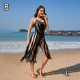 thumbnail image 1 of Camisole Ajourée à Franges à Col en V Style Français pour Femmes Été Vacances au Bord de la Mer/ CS, 1 of 8