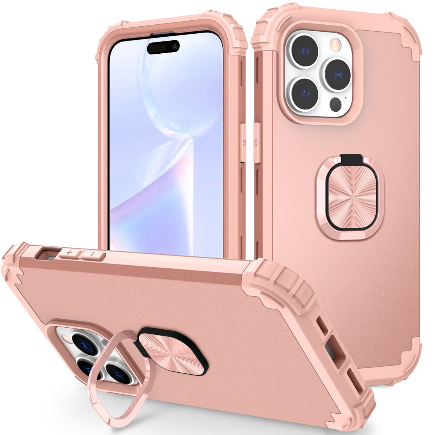 TECH CIRCLE Magnetic Ring Case For iPhone 14 Pro Max 6.7