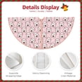 thumbnail image 3 of Rateoe Cute Rabbit Pattern Christmas Tree Skirt with Ties , Christmas Tree Decorations, Farmhouse Christmas Decor Xmas Holiday Decorations-36", 3 of 6
