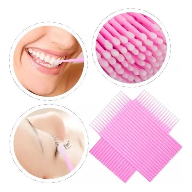 600 Microbrush Microaplicadores Extensión Pestañas Y Dental
