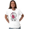 thumbnail image 3 of Breast Cancer Fighter Rosie Riveter Women's Graphic T Shirt Tees Brisco Brands X, 3 of 5