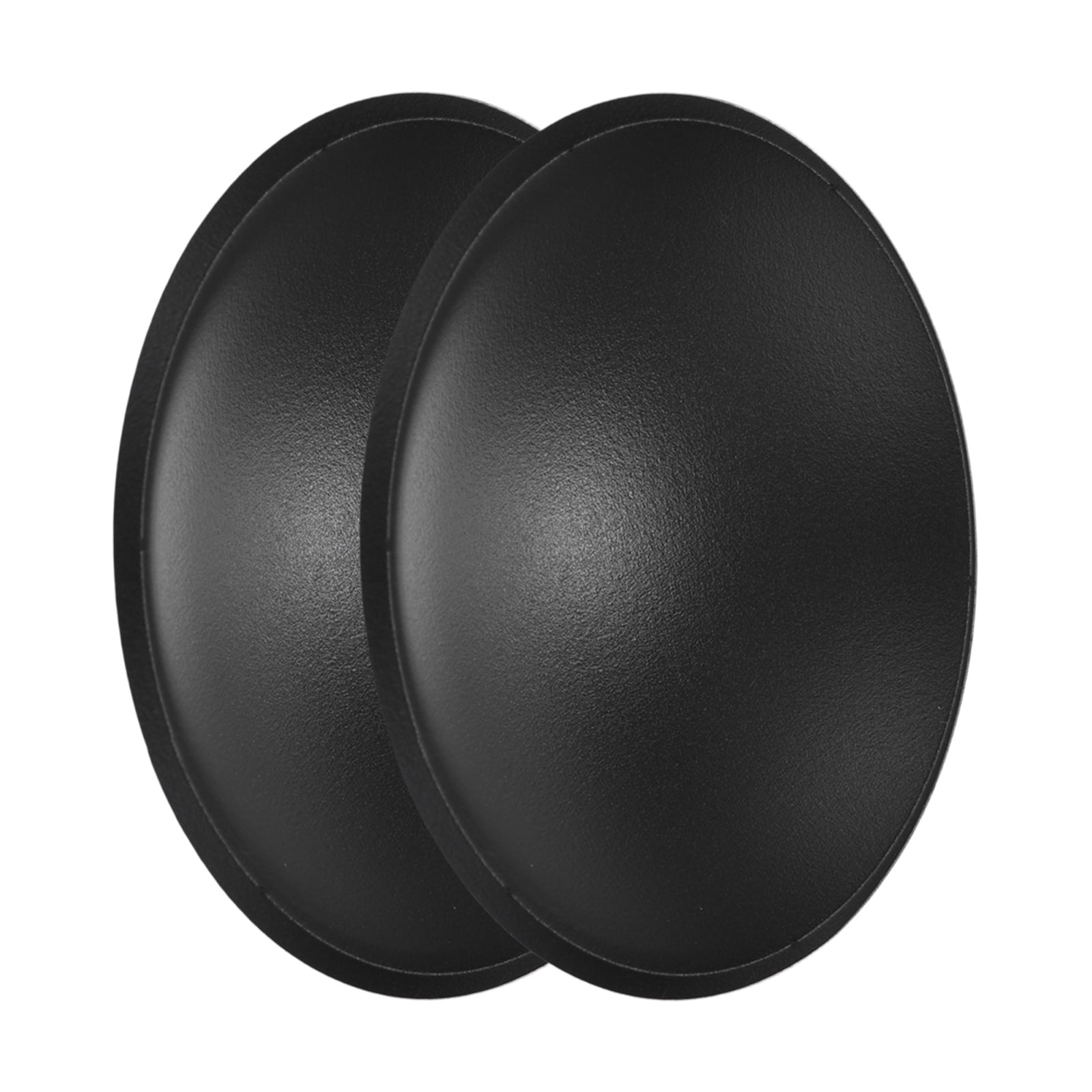 Uxcell 2Pcs PP Speaker Dust Cap 70mm/2.76" OD Black,11mm/0.43" Thickness Subwoofer Plastic Dome Coil Cover Caps Universal Fit for Car Audio Speaker