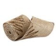 thumbnail image 1 of 6.56ft Christmas Burlap Ribbon Decorative Burlap Ribbon Roll Jute Burlap Roll, 1 of 2