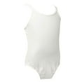 thumbnail image 3 of Miaeowve Kids Girls Sleeveless Crisscross Gymnastics Leotard Ballet Leotard Dance Costume Camisole Ivory 3XL, 3 of 6
