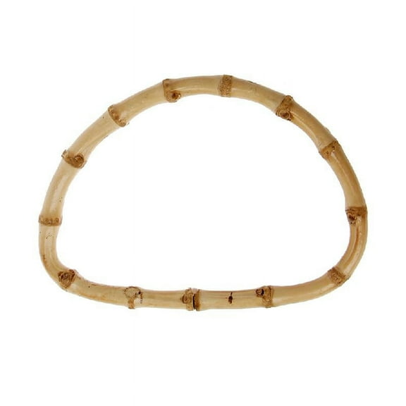 Sofullue D Shaped Rattan Bamboo Handle Purse Handle Handbag Handle Replacement Bag Handle