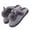 Grey, variant on huanledash 1 Pair Candy Color Anti-skid Cotton Slippers Thick Bottom Women Slip-on Rabbit Ear Flat House Slippers for Daily Life