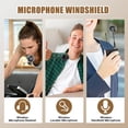 thumbnail image 4 of Shisuyan 2PCS Microphone Cover Furry Windscreen Cover for Lapel Microphone Microphone Cover Lapel Headset Windscreen Cover, 4 of 9