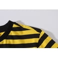 thumbnail image 5 of SSLR Men's Long Sleeve Striped Shirts T shirt Casual Crewneck Cotton Tee Shirts, 5 of 8