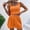Orange, variant on Two Piece Outfits Women Summer Shorts Sets 2 Piece Sleeveless Matching Crop Top And High Waisted Shorts For Women Neck Bathing Suit Boy Short Swimming Suit Bottoms Women Shorts Swimsuits for Women