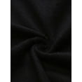 thumbnail image 6 of Fangasis Men's Wrap Robe Long Sleeve Dressing Gown Hoodie Bath Robes Mens Full Length Towelling Thermal Sleeping Pajamas Black Gray S, 6 of 8