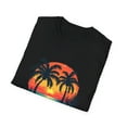 thumbnail image 4 of Key West Tropical Sunset with Palm Trees Beach Vibes T-shirt, 4 of 4