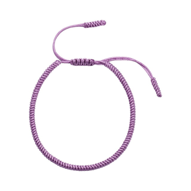 kurtrusly Tissu Réglable Chanceux Rouge Corde Bracelet Bonne Fortune Partout Aller Couleur Disponible Large Application 2056 1Set