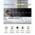 thumbnail image 5 of Turquoise Green Plaid,Blackout Curtains 54 Inches Long for Bedroom,Abstract Minimalistic Geometric Grid Thermal Insulated Room Darkening Black Out Window Curtain Panels Grommet Drapes for Living Room, 5 of 8