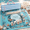 With bag and mat, variant on Ocean-Themed American Mahjong Set, 166 Acrylic Tiles with Bag, Racks, Dice and Chips