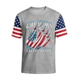 thumbnail image 2 of Fabrcox 1776-2026 250th Anniversary USA Shirt Flag Print Short Sleeve Funny 4th of July Shirts for Men Freedom Men's Patriotic T-Shirts Gray XXXL, 2 of 5