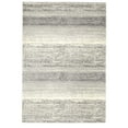 thumbnail image 1 of Erbanica 5'3"x7'6" Moderne Gris Clair Blanc Lignes Tapis Doux, 1 of 5