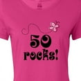 thumbnail image 4 of Inktastic 50th Birthday 50 Rocks Gift Women's T-Shirt, 4 of 5